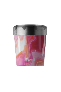 Stainless Steel Ice Cream Pint Cooler - Rose Agate